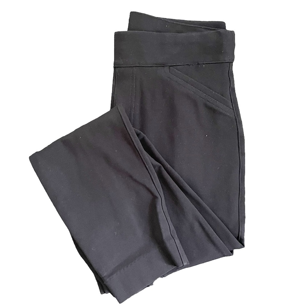 Ann Taylor Seamed Ponte Legging Black Medium WorkWear Streetwear Minimalist